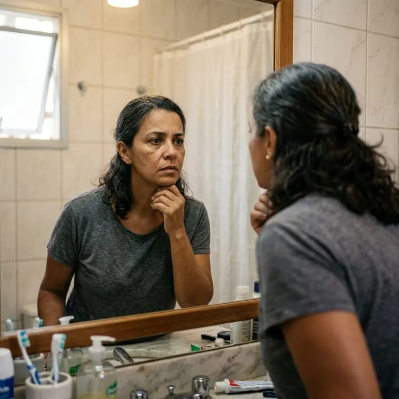 Mulher confiante e jovem